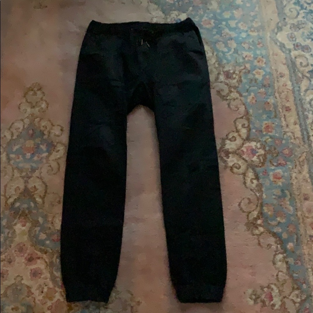 Cuffed pants.